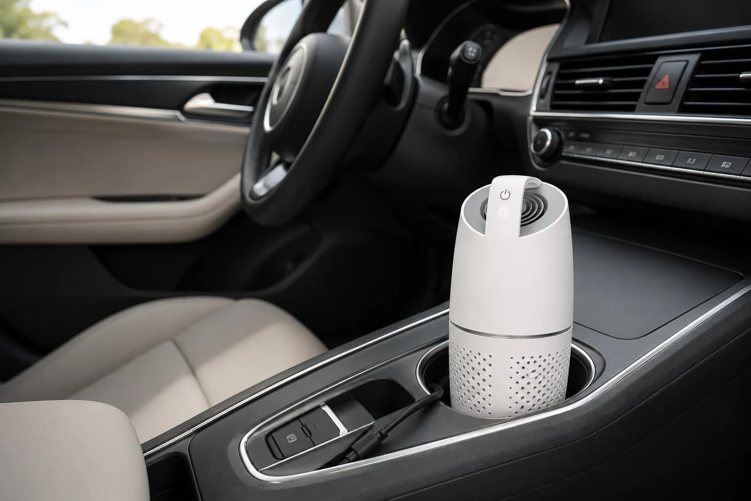 IntelliDrive fitted in a vehicle centre console