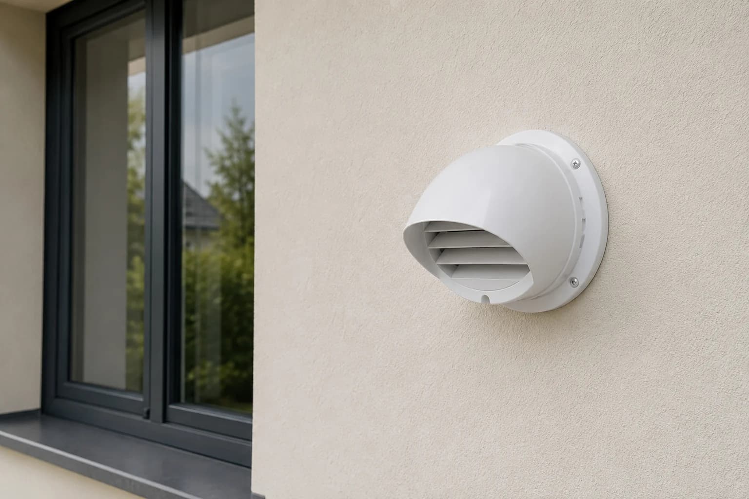 IntelliFlow exterior weather hood installation