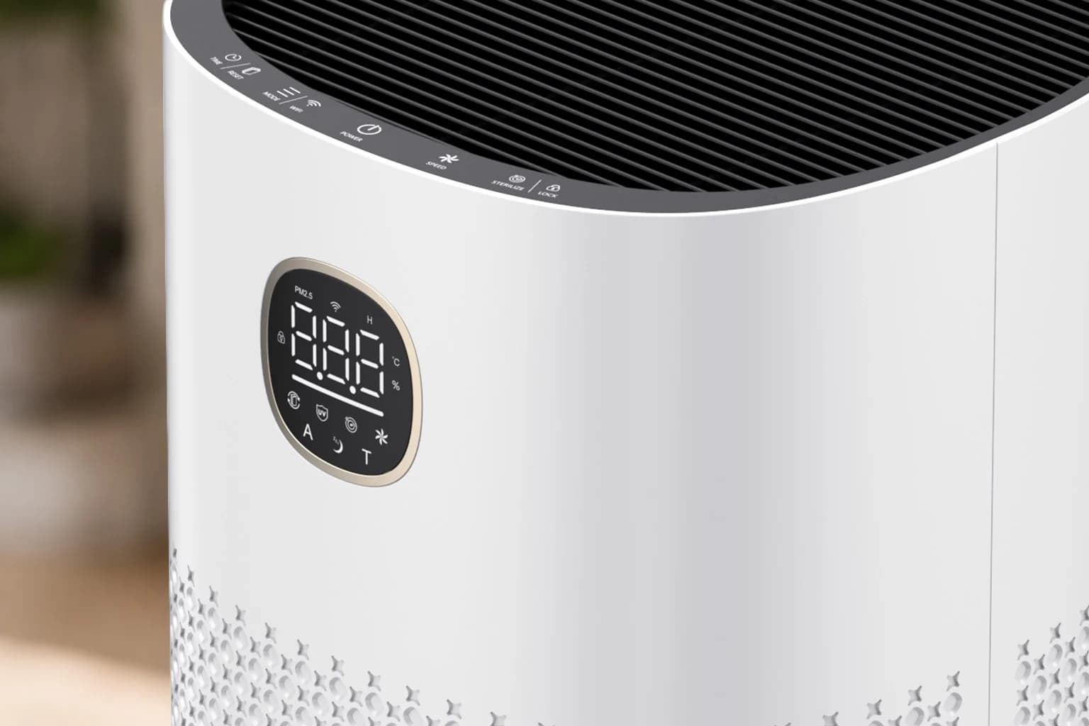 IntelliSmart air-quality display